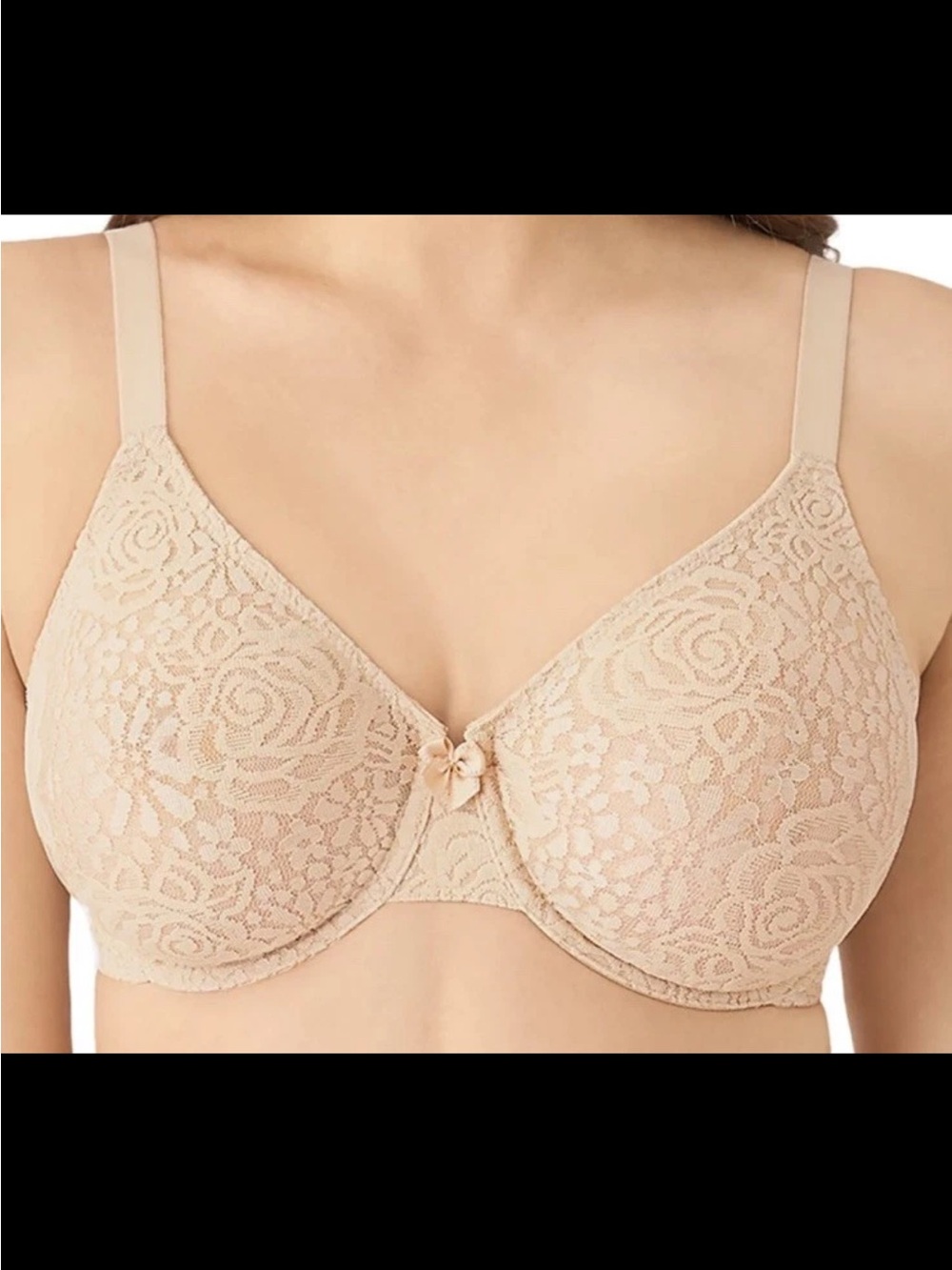 🐷🆕 Wacoal Halo Lace Unlined Underwire Bra 851205